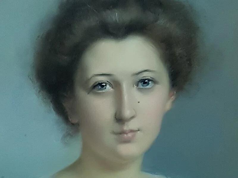 1859-Marie Huet - Ritratto di Madeleine Mulleur